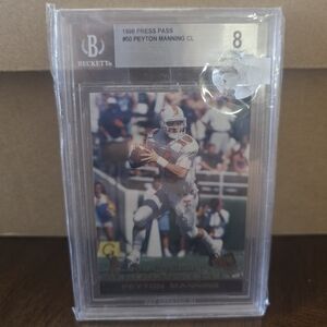 Beckett Graded Peyton Manning Card